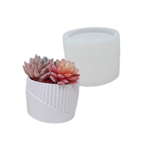 Handgefertigte Silikon-Blumentopf-Formen, Betonform, Epoxidharz-Formen für Kerzen, Stifthalter Handgefertigte Silikon-Blumentopf-Formen, Betonform, Epoxidharz-Formen für Kerzen, Stifthalter von SEAYACK