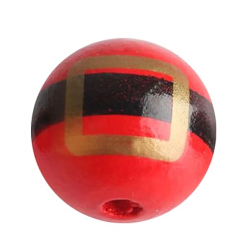 Holzperlen, 21/16 mm, Weihnachten, Neujahr, Garten, Perlenanhänger, Dekoration, Innenbereich, Party, Urlaub, Layout-Einstellung, 100 Stück Holzperlen, 21/16 mm, Weihnachten, Neujahr, Garten, Perlenanhänger, Dekoration, Innenbereich, Party, Urlaub, Layout-Einstellung, 100 Stück von SEAYACK