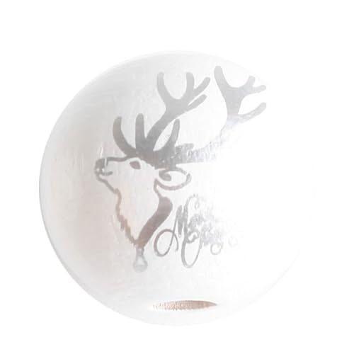 Holzperlen, 21/16 mm, Weihnachten, Neujahr, Garten, Perlenanhänger, Dekoration, Innenbereich, Party, Urlaub, Layout-Einstellung, 100 Stück Holzperlen, 21/16 mm, Weihnachten, Neujahr, Garten, Perlenanhänger, Dekoration, Innenbereich, Party, Urlaub, Layout-Einstellung, 100 Stück von SEAYACK