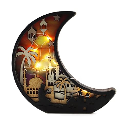 Koran-Tischkunst, Mond-Tischdekoration, Ornamente, Wohnzimmer, Schlafzimmer, Bücherregal, exquisite Tafelaufsätze Koran-Tischkunst, Mond-Tischdekoration, Ornamente, Wohnzimmer, Schlafzimmer, Bücherregal, exquisite Tafelaufsätze von SEAYACK