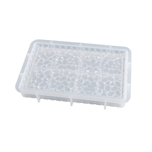 Kristall-Obsttablett, Muster, Körnung, Epoxidharz, Silikonform, geeignet für Heimdekoration, Tisch, Weintablett Kristall-Obsttablett, Muster, Körnung, Epoxidharz, Silikonform, geeignet für Heimdekoration, Tisch, Weintablett von SEAYACK