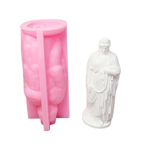 Lady Skulptur Silikonkerzenformen Für Kerzenseife Home Dekoration Epoxidharz Silikonformen Für Gipsdekoration von SEAYACK