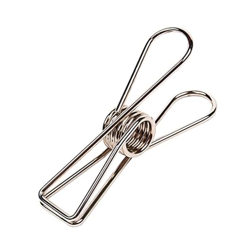 Mehrzweck-Wäscheklammern, Stahldraht, Wäscheklammern, Klemmen für Kleidung, Taschen, Outdoor, Küche, Büro, 20 Stück Mehrzweck-Wäscheklammern, Stahldraht, Wäscheklammern, Klemmen für Kleidung, Taschen, Outdoor, Küche, Büro, 20 Stück von SEAYACK