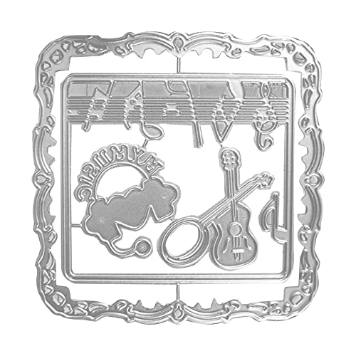 Metall-Stanzformen für Musikinstrumente, handgefertigt, Schablone, Prägemuster für Kinder und Erwachsene Metall-Stanzformen für Musikinstrumente, handgefertigt, Schablone, Prägemuster für Kinder und Erwachsene von SEAYACK