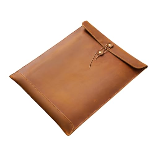 Multifunktionale Dokumententasche aus PU-Leder, mit Kordelverschluss, Laptophülle, Briefform, Aktenordner Multifunktionale Dokumententasche aus PU-Leder, mit Kordelverschluss, Laptophülle, Briefform, Aktenordner von SEAYACK