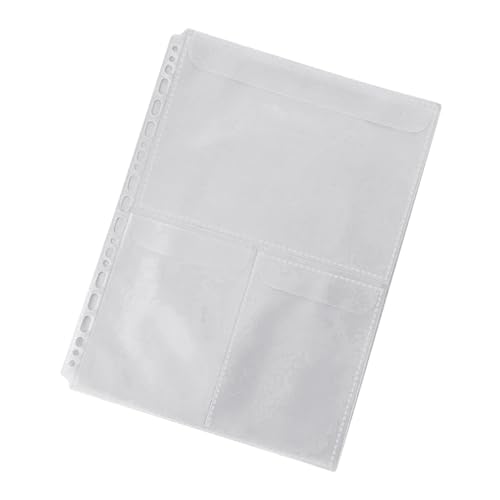 Ordner in Briefgröße, 4 Ringe, erweiterbar, Dokumenten-Organizer, transparente Binderhülle, vorgestanzte Bindertasche Ordner in Briefgröße, 4 Ringe, erweiterbar, Dokumenten-Organizer, transparente Binderhülle, vorgestanzte Bindertasche von SEAYACK