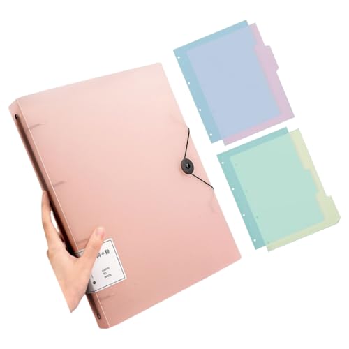 Ordner mit 4 Ringen, Briefformat, hält bis zu 220 Blatt, Dokumenten-Organizer, wasserabweisend, zur Aufbewahrung und Organisation von Dateien Ordner mit 4 Ringen, Briefformat, hält bis zu 220 Blatt, Dokumenten-Organizer, wasserabweisend, zur Aufbewahrung und Organisation von Dateien von SEAYACK