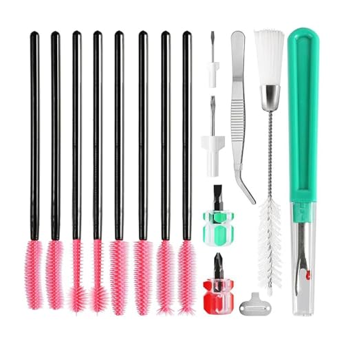 SEAYACK 16pcs Nähmaschinen Reparaturwerkzeug Zur Maschine Reparatur Mit Pinzetten Mit Doppelter/köpfiger Bürstenschraubendreher Naht Unpicker SEAYACK 16pcs Nähmaschinen Reparaturwerkzeug Zur Maschine Reparatur Mit Pinzetten Mit Doppelter/köpfiger Bürstenschraubendreher Naht Unpicker von SEAYACK