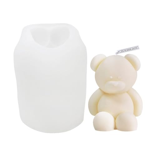 SEAYACK 3D-Silikonform, Bärenform, Seife, Gips, Fondant, handgefertigte Herstellung von SEAYACK