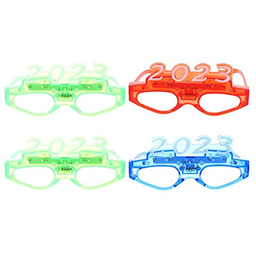 SEAYACK Leuchtende Brille, Partybrille, Frohes neues Jahr, 2023, LED-Partybrille, Neujahrsbrille, Partybrille, Foto-Requisite SEAYACK Leuchtende Brille, Partybrille, Frohes neues Jahr, 2023, LED-Partybrille, Neujahrsbrille, Partybrille, Foto-Requisite von SEAYACK