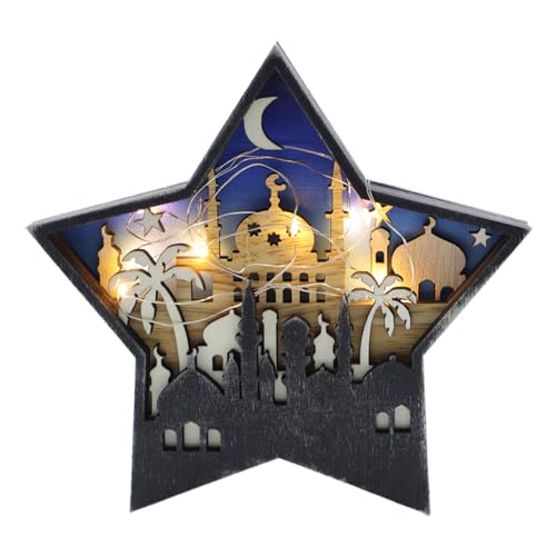 SEAYACK Stern-Tischdekoration, Eid-Ornament, Koran, Tischkunst, Holzstern SEAYACK Stern-Tischdekoration, Eid-Ornament, Koran, Tischkunst, Holzstern von SEAYACK