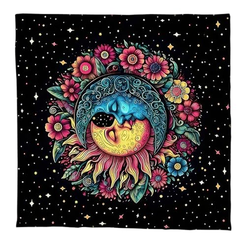 SEAYACK Tarots Tischdecke Altars Stoff Sonnenmond/Eule Astrologie Tischdecke Gottesart Wandperson Wanddekoration Altäre Tarots Karte SEAYACK Tarots Tischdecke Altars Stoff Sonnenmond/Eule Astrologie Tischdecke Gottesart Wandperson Wanddekoration Altäre Tarots Karte von SEAYACK