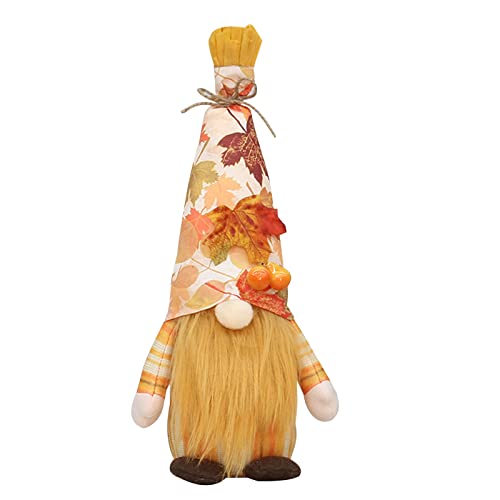 SEAYACK Thanksgiving Stehender Zwergfigur mit langem Hut für Zuhause, Herbst, Bauernhaus, Küche, Dekoration, Ornament SEAYACK Thanksgiving Stehender Zwergfigur mit langem Hut für Zuhause, Herbst, Bauernhaus, Küche, Dekoration, Ornament von SEAYACK