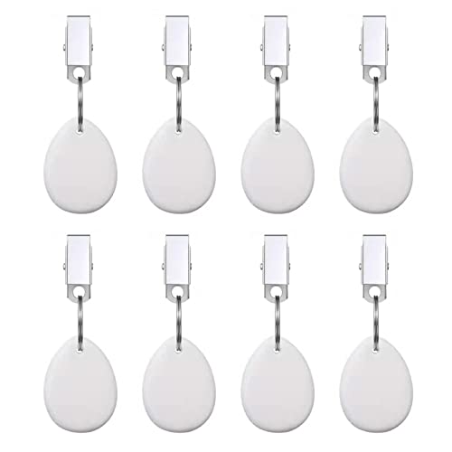 SEAYACK Tischdeckengewichte Set mit Metall-Clips, Tischdeckenanhänger, Zubehör für Zuhause, Outdoor, Reisen, 8 Stück von SEAYACK