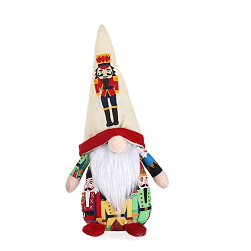 SEAYACK Walnusssoldat Handgemachte schwedische Tomte Weihnachtsdekoration Ornamente Plüsch Skandinavische Figuren von SEAYACK
