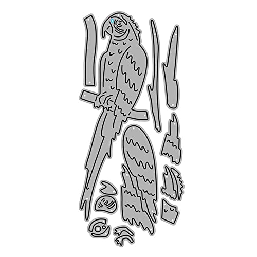Schöne Papageien-Metall-Stanzformen, handgefertigte Projekte, Kunstkreations-Zubehör für Geburtstag, Grußkarte, Dekoration Schöne Papageien-Metall-Stanzformen, handgefertigte Projekte, Kunstkreations-Zubehör für Geburtstag, Grußkarte, Dekoration von SEAYACK