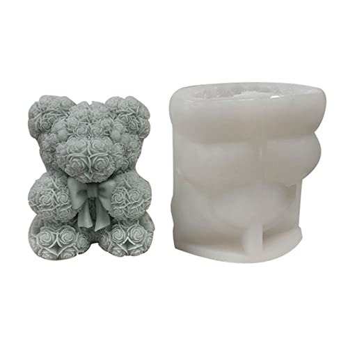 Silikonform in Bärenform, handgefertigt, Seifenform, Schokolade, handgefertigte Seifenherstellung von SEAYACK