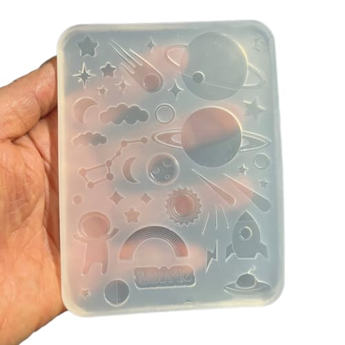 Silikonform mit Planetenstern für Schlüsselanhänger, Anhänger, Epoxidharz, handgefertigt, Schmuckherstellung, Handwerk, Füllung Silikonform mit Planetenstern für Schlüsselanhänger, Anhänger, Epoxidharz, handgefertigt, Schmuckherstellung, Handwerk, Füllung von SEAYACK