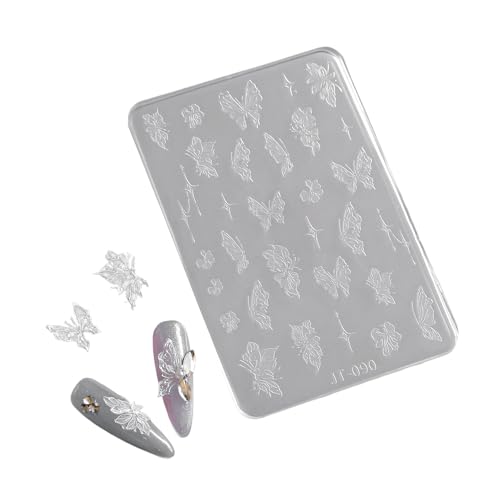 Silikonnägel Verzierung Formen Schmetterlingsform Kleine Accessoires Basteln Formen Für Schönheitsbegeisterte von SEAYACK