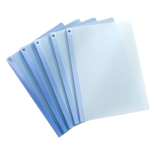 Transparente Dokumentenhüllen mit langer Klemme, Dokumententestpapier-Organizer, große Kapazität, Aktenordner für Sutdent Lehrer, 5 Stück Transparente Dokumentenhüllen mit langer Klemme, Dokumententestpapier-Organizer, große Kapazität, Aktenordner für Sutdent Lehrer, 5 Stück von SEAYACK