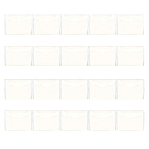 Transparente Dokumentenumschläge, Karten-Umschläge, 10,2 x 10,2 cm, 17,8 x 12,7 cm, 14,9 x 19,1 cm, 24,1 x 17,8 cm, wasserabweisend, 20 Stück Transparente Dokumentenumschläge, Karten-Umschläge, 10,2 x 10,2 cm, 17,8 x 12,7 cm, 14,9 x 19,1 cm, 24,1 x 17,8 cm, wasserabweisend, 20 Stück von SEAYACK