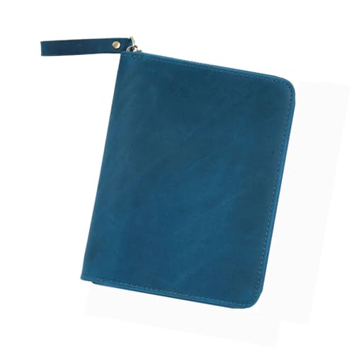 Vintage-Ledereinband mit Reißverschluss für 8,9 x 14,9 cm große Taschenfeld-Notizblöcke, Leder-Tagebuch-Schutzhülle Vintage-Ledereinband mit Reißverschluss für 8,9 x 14,9 cm große Taschenfeld-Notizblöcke, Leder-Tagebuch-Schutzhülle von SEAYACK