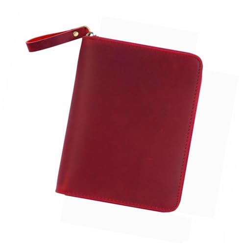 Vintage-Ledereinband mit Reißverschluss für 8,9 x 14,9 cm große Taschenfeld-Notizblöcke, Leder-Tagebuch-Schutzhülle Vintage-Ledereinband mit Reißverschluss für 8,9 x 14,9 cm große Taschenfeld-Notizblöcke, Leder-Tagebuch-Schutzhülle von SEAYACK