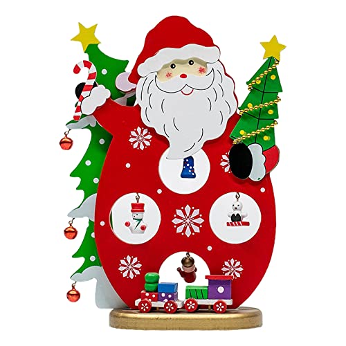 Weihnachtliche Holzornamente, Stehtischdekoration, Weihnachtsschmuck, Holz, 2 Stile, Weihnachtsfeier-Dekorationen von SEAYACK