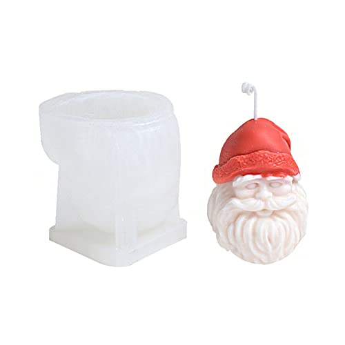 Weihnachtsform, 3D-Weihnachtsmann, Schneemann, Silikonformen für Fondant, Kuchen, handgefertigte Seife von SEAYACK