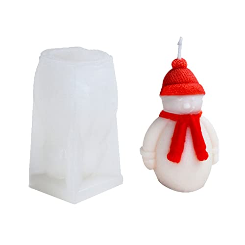 Weihnachtsform, 3D-Weihnachtsmann, Schneemann, Silikonformen für Fondant, Kuchen, handgefertigte Seife von SEAYACK