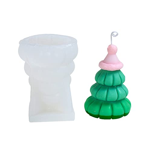 Weihnachtsform, 3D-Weihnachtsmann, Schneemann, Silikonformen für Fondant, Kuchen, handgefertigte Seife von SEAYACK