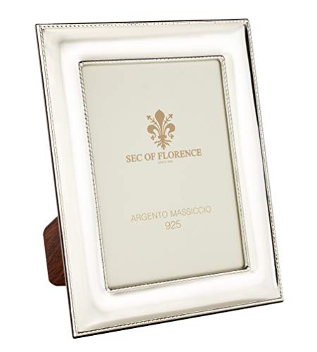 SEC OF FLORENCE 10x15 Massiver Sterling Silber 925er gestempelter Fotorahmen Bilderrahmen mit Rückseite aus Mahagoni-Holz 7185/10x15 SEC OF FLORENCE 10x15 Massiver Sterling Silber 925er gestempelter Fotorahmen Bilderrahmen mit Rückseite aus Mahagoni-Holz 7185/10x15 von SEC OF FLORENCE