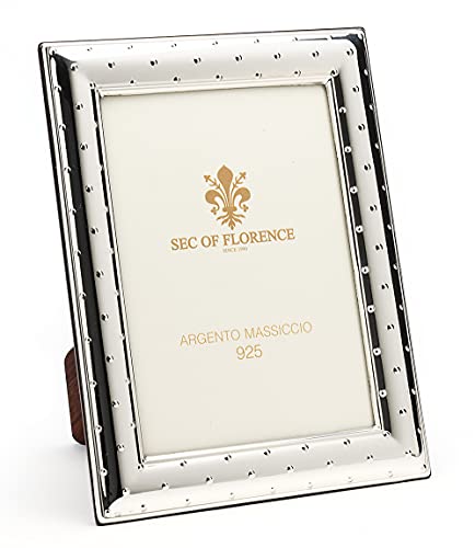 SEC OF FLORENCE 10x15 Massiver Sterling Silber 925er gestempelter Fotorahmen Bilderrahmen mit Rückseite aus Mahagoni-Holz 7231/10x15 SEC OF FLORENCE 10x15 Massiver Sterling Silber 925er gestempelter Fotorahmen Bilderrahmen mit Rückseite aus Mahagoni-Holz 7231/10x15 von SEC OF FLORENCE