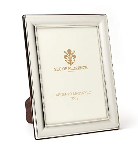 SEC OF FLORENCE 10x15 Massiver Sterling Silber 925er gestempelter Fotorahmen Bilderrahmen mit Rückseite aus Mahagoni-Holz 7305/10x15 SEC OF FLORENCE 10x15 Massiver Sterling Silber 925er gestempelter Fotorahmen Bilderrahmen mit Rückseite aus Mahagoni-Holz 7305/10x15 von SEC OF FLORENCE