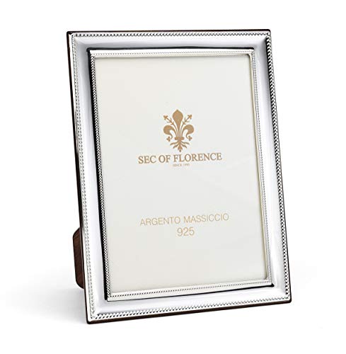 SEC OF FLORENCE 10x15 Massiver Sterling Silber 925er gestempelter Fotorahmen Bilderrahmen mit Rückseite aus Mahagoni-Holz 7309/10x15 SEC OF FLORENCE 10x15 Massiver Sterling Silber 925er gestempelter Fotorahmen Bilderrahmen mit Rückseite aus Mahagoni-Holz 7309/10x15 von SEC OF FLORENCE