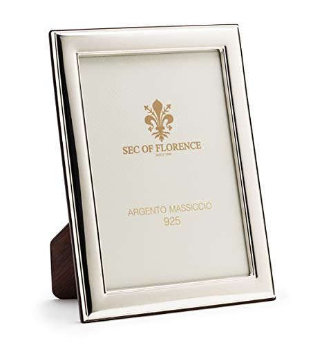 SEC OF FLORENCE 10x15 Massiver Sterling Silber 925er gestempelter Fotorahmen Bilderrahmen mit Rückseite aus Mahagoni-Holz 7312/10x15 SEC OF FLORENCE 10x15 Massiver Sterling Silber 925er gestempelter Fotorahmen Bilderrahmen mit Rückseite aus Mahagoni-Holz 7312/10x15 von SEC OF FLORENCE