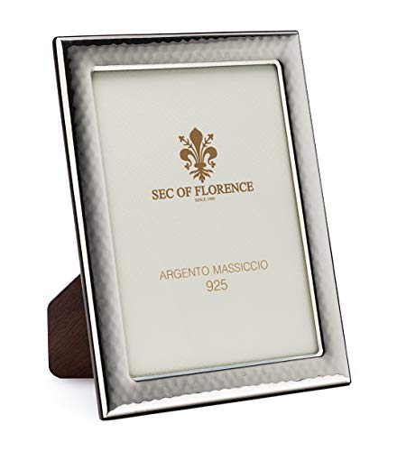 SEC OF FLORENCE 10x15 Massiver Sterling Silber 925er gestempelter Fotorahmen Bilderrahmen mit Rückseite aus Mahagoni-Holz 7314/10x15 SEC OF FLORENCE 10x15 Massiver Sterling Silber 925er gestempelter Fotorahmen Bilderrahmen mit Rückseite aus Mahagoni-Holz 7314/10x15 von SEC OF FLORENCE