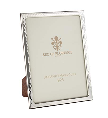 SEC OF FLORENCE 10x15 Massiver Sterling Silber 925er gestempelter Fotorahmen Bilderrahmen mit Rückseite aus Mahagoni-Holz 7342/10x15 SEC OF FLORENCE 10x15 Massiver Sterling Silber 925er gestempelter Fotorahmen Bilderrahmen mit Rückseite aus Mahagoni-Holz 7342/10x15 von SEC OF FLORENCE