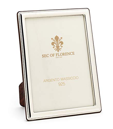 SEC OF FLORENCE 10x15 Massiver Sterling Silber 925er gestempelter Fotorahmen Bilderrahmen mit Rückseite aus Mahagoni-Holz 7379/10x15 SEC OF FLORENCE 10x15 Massiver Sterling Silber 925er gestempelter Fotorahmen Bilderrahmen mit Rückseite aus Mahagoni-Holz 7379/10x15 von SEC OF FLORENCE