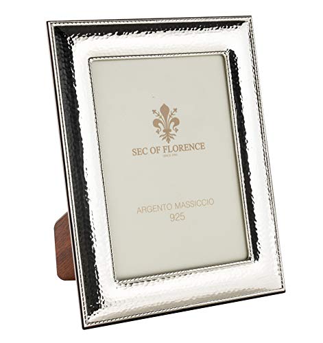 SEC OF FLORENCE 13x18 Massiver Sterling Silber 925er gestempelter Fotorahmen Bilderrahmen mit Rückseite aus Mahagoni-Holz 7186/13x18 SEC OF FLORENCE 13x18 Massiver Sterling Silber 925er gestempelter Fotorahmen Bilderrahmen mit Rückseite aus Mahagoni-Holz 7186/13x18 von SEC OF FLORENCE