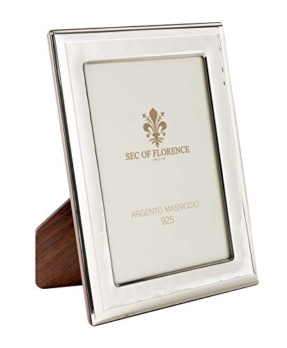 SEC OF FLORENCE 13x18 Massiver Sterling Silber 925er gestempelter Fotorahmen Bilderrahmen mit Rückseite aus Mahagoni-Holz 7217/13x18 SEC OF FLORENCE 13x18 Massiver Sterling Silber 925er gestempelter Fotorahmen Bilderrahmen mit Rückseite aus Mahagoni-Holz 7217/13x18 von SEC OF FLORENCE