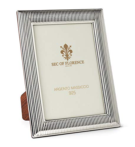 SEC OF FLORENCE 13x18 Massiver Sterling Silber 925er gestempelter Fotorahmen Bilderrahmen mit Rückseite aus Mahagoni-Holz 7226/13x18 SEC OF FLORENCE 13x18 Massiver Sterling Silber 925er gestempelter Fotorahmen Bilderrahmen mit Rückseite aus Mahagoni-Holz 7226/13x18 von SEC OF FLORENCE