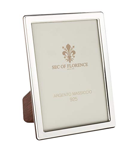 SEC OF FLORENCE 13x18 Massiver Sterling Silber 925er gestempelter Fotorahmen Bilderrahmen mit Rückseite aus Mahagoni-Holz 7343/13x18 SEC OF FLORENCE 13x18 Massiver Sterling Silber 925er gestempelter Fotorahmen Bilderrahmen mit Rückseite aus Mahagoni-Holz 7343/13x18 von SEC OF FLORENCE