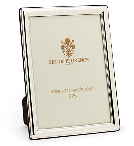 SEC OF FLORENCE 13x18 Massiver Sterling Silber 925er gestempelter Fotorahmen Bilderrahmen mit Rückseite aus Mahagoni-Holz 7370/13x18 SEC OF FLORENCE 13x18 Massiver Sterling Silber 925er gestempelter Fotorahmen Bilderrahmen mit Rückseite aus Mahagoni-Holz 7370/13x18 von SEC OF FLORENCE
