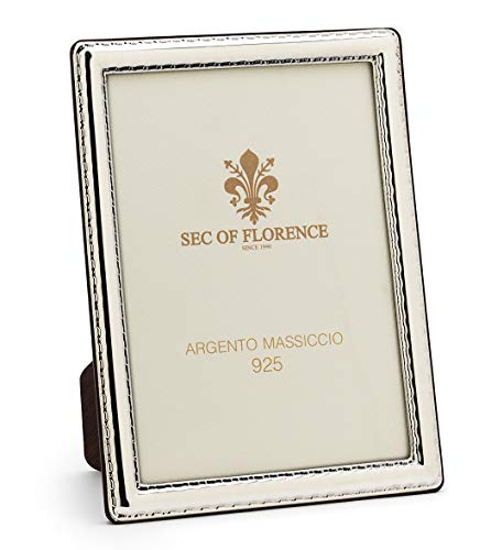 SEC OF FLORENCE 13x18 Massiver Sterling Silber 925er gestempelter Fotorahmen Bilderrahmen mit Rückseite aus Mahagoni-Holz 7371/13x18 SEC OF FLORENCE 13x18 Massiver Sterling Silber 925er gestempelter Fotorahmen Bilderrahmen mit Rückseite aus Mahagoni-Holz 7371/13x18 von SEC OF FLORENCE