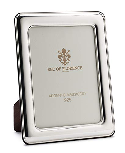 SEC OF FLORENCE 15x20 Massiver Sterling Silber 925er gestempelter Fotorahmen Bilderrahmen mit Rückseite aus Mahagoni-Holz 7304/15x20 SEC OF FLORENCE 15x20 Massiver Sterling Silber 925er gestempelter Fotorahmen Bilderrahmen mit Rückseite aus Mahagoni-Holz 7304/15x20 von SEC OF FLORENCE