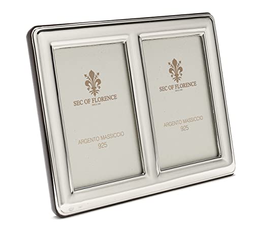 SEC OF FLORENCE 6x9 x2 photo Massiver Sterling Silber 925er gestempelter Fotorahmen Bilderrahmen mit Rückseite aus Mahagoni-Holz 7378/6x9DOPPIA SEC OF FLORENCE 6x9 x2 photo Massiver Sterling Silber 925er gestempelter Fotorahmen Bilderrahmen mit Rückseite aus Mahagoni-Holz 7378/6x9DOPPIA von SEC OF FLORENCE
