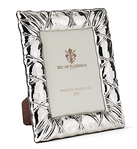 SEC OF FLORENCE 9x13 Massiver Sterling Silber 925er gestempelter Fotorahmen Bilderrahmen mit Rückseite aus Mahagoni-Holz 7138/9x13 SEC OF FLORENCE 9x13 Massiver Sterling Silber 925er gestempelter Fotorahmen Bilderrahmen mit Rückseite aus Mahagoni-Holz 7138/9x13 von SEC OF FLORENCE