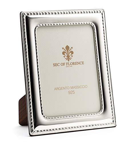 SEC OF FLORENCE 9x13 Massiver Sterling Silber 925er gestempelter Fotorahmen Bilderrahmen mit Rückseite aus Mahagoni-Holz 7181/9x13 SEC OF FLORENCE 9x13 Massiver Sterling Silber 925er gestempelter Fotorahmen Bilderrahmen mit Rückseite aus Mahagoni-Holz 7181/9x13 von SEC OF FLORENCE