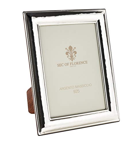 SEC OF FLORENCE 9x13 Massiver Sterling Silber 925er gestempelter Fotorahmen Bilderrahmen mit Rückseite aus Mahagoni-Holz 7200/9x13 SEC OF FLORENCE 9x13 Massiver Sterling Silber 925er gestempelter Fotorahmen Bilderrahmen mit Rückseite aus Mahagoni-Holz 7200/9x13 von SEC OF FLORENCE